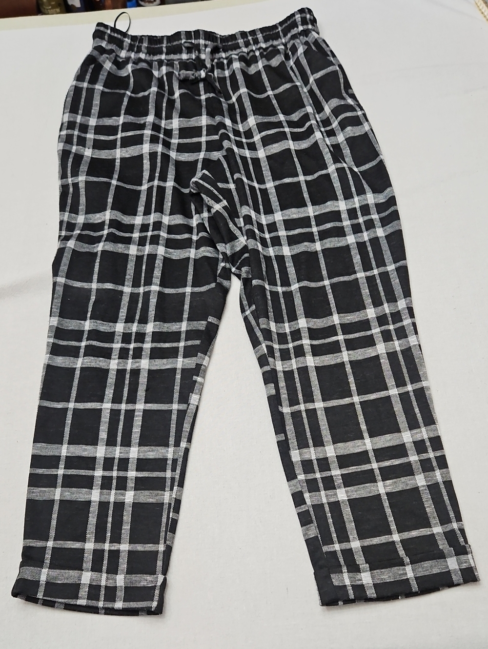 Primark Black & White Plaid Trousers